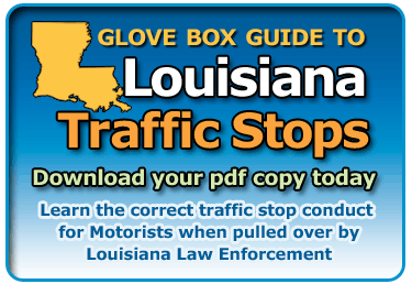 Glove Box guide to Westwego traffic stops